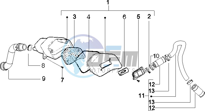 Secondairy air box