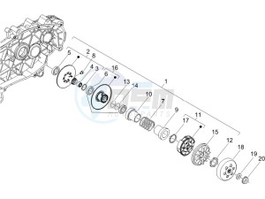 Runner 200 VXR 4t Race (UK) UK drawing Driven pulley