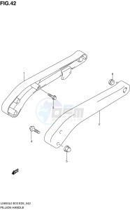 LS650 (E3-E28) SAVAGE drawing PILLION HANDLE