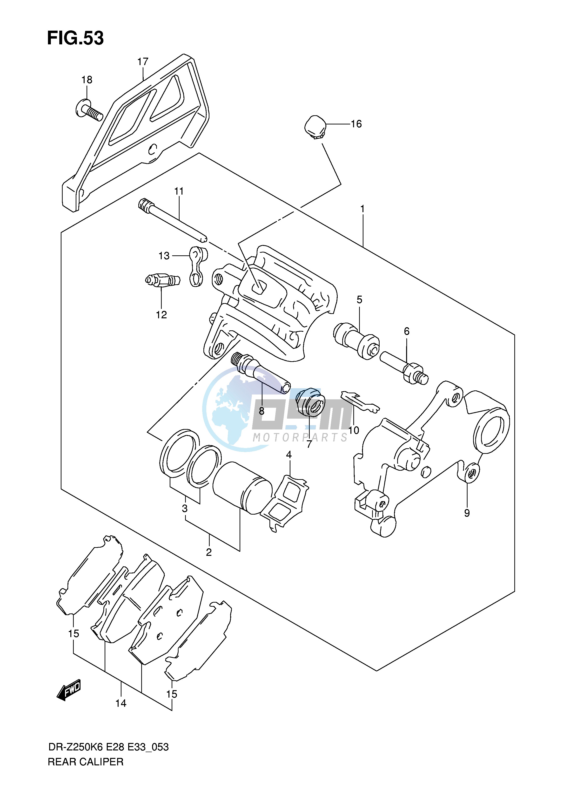 REAR CALIPER