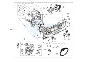 LUDIX 14 CLASSIC - 50 cc drawing CRANKCASE