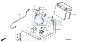 CBR125RW9 Germany - (G) drawing BATTERY (CBR125RW7/RW9/RWA)