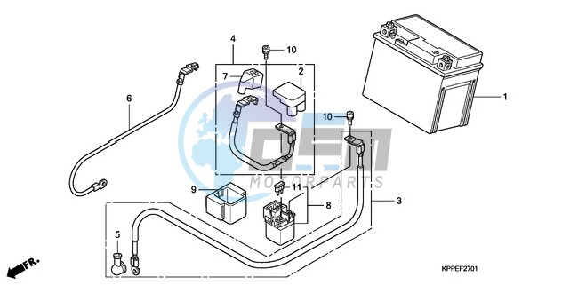 BATTERY (CBR125RW7/RW9/RWA)