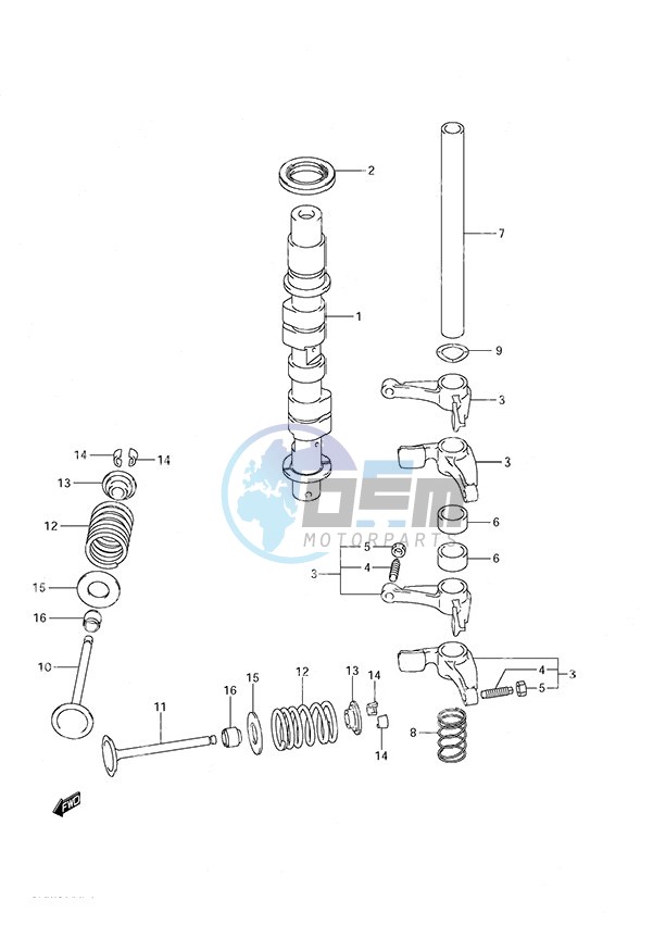 Camshaft - w/Remote Control