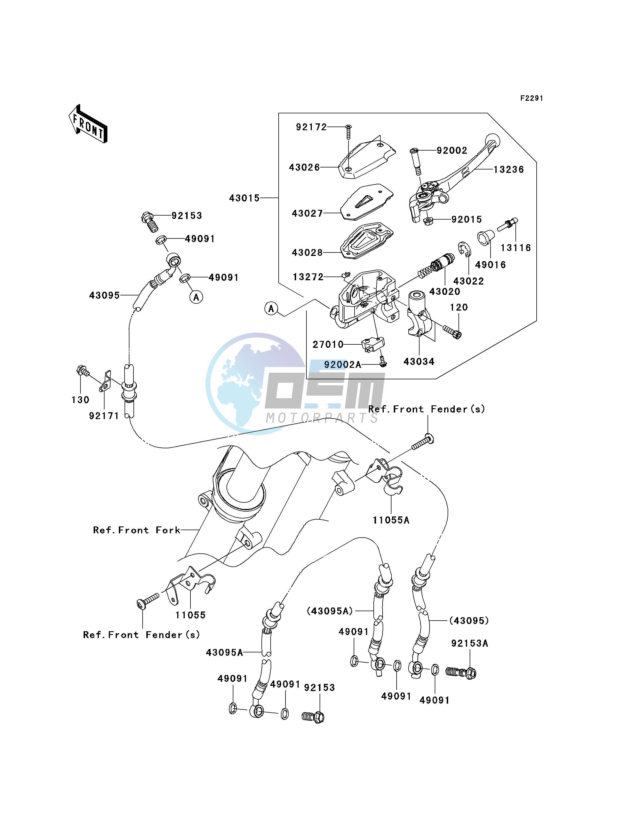 FRONT MASTER CYLINDER