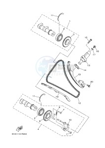 YFM700FWBD YFM70KPXG KODIAK 700 EPS (2SM3) drawing CAMSHAFT & CHAIN