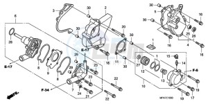 CB1000RAA Europe Direct - (ED / ABS) drawing WATER PUMP