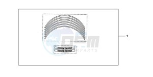 CB600FA9 Australia - (U / ABS) drawing KIT WHEEL STICKER