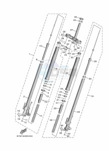 CZD300D-A XMAX 300 TECH MAX (BMK2) drawing WATER PUMP