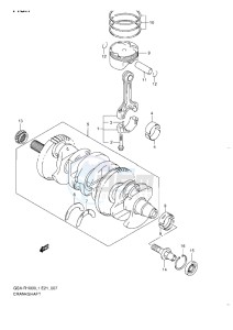 GSX-R1000 drawing CRANKSHAFT