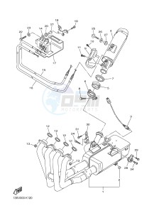 YZF-R6 600 R6 (2CXM 2CXN) drawing EXHAUST