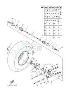 YFM700FWBD YFM70KPHG KODIAK 700 EPS HUNTER (2SM7) drawing REAR WHEEL 2