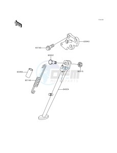 ZX 600 G [NINJA ZX-6R] (G1-G2) [NINJA ZX-6R] drawing STAND-- S- -