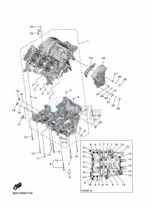 NIKEN MXT850 (BD5B) drawing CRANKCASE