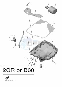 YZF1000 YZF-R1 (B3L7) drawing OIL CLEANER