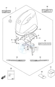 DF 150AP drawing Engine Cover