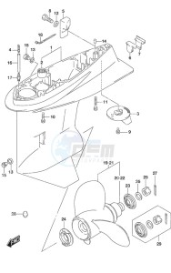 DF 140A drawing Gear Case (C/R)