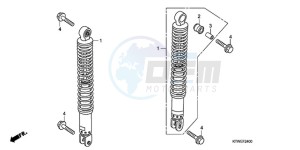 SH300AR9 F / ABS CMF SPC drawing REAR CUSHION