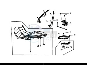 NH-T 125I (MG12B1-EU) (L9-M0) drawing FRONT SEAT