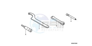 CRF450RA Europe Direct - (ED) drawing TOOLS