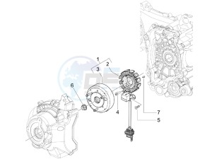 X7 125 Euro 3 drawing Flywheel magneto