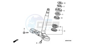 CBF600NA9 Europe Direct - (ED / ABS) drawing STEERING STEM