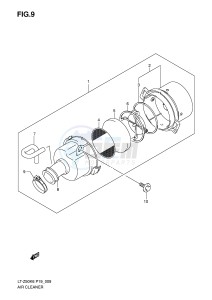 LT-Z50 (P19) drawing AIR CLEANER