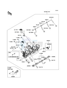 Z1000 ZR1000DAF FR GB XX (EU ME A(FRICA) drawing Throttle