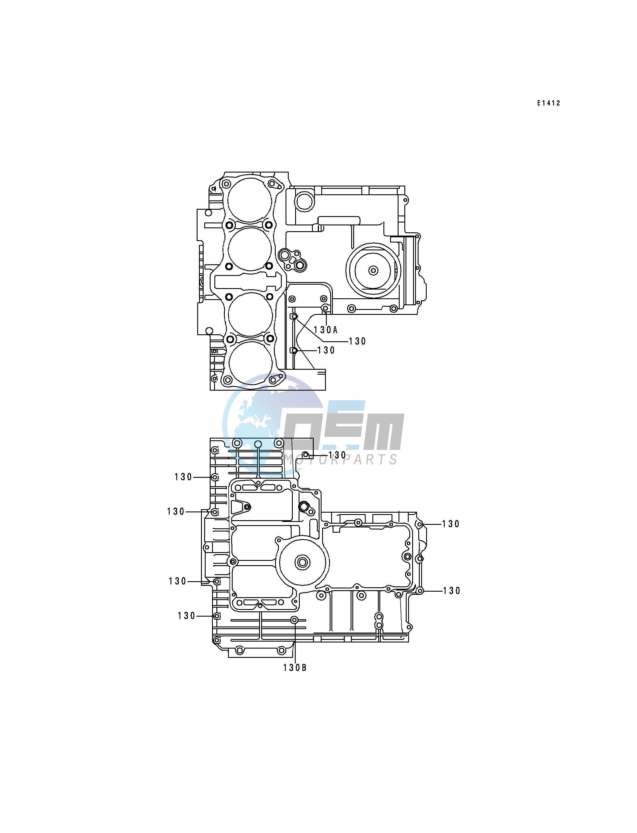 CRANKCASE BOLT PATTERN