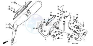 XL125VA EU / CMF - (EU / CMF) drawing EXHAUST MUFFLER