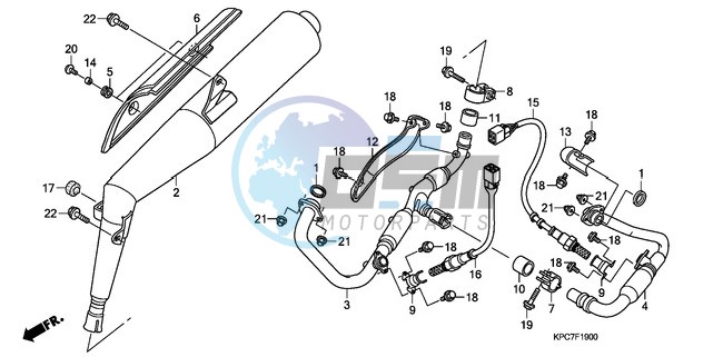 EXHAUST MUFFLER