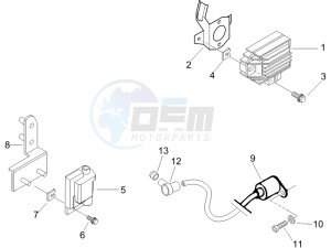 Liberty 200 4t (N15000U03) drawing Voltage Regulators - Electronic Control Units (ecu) - H.T. Coil