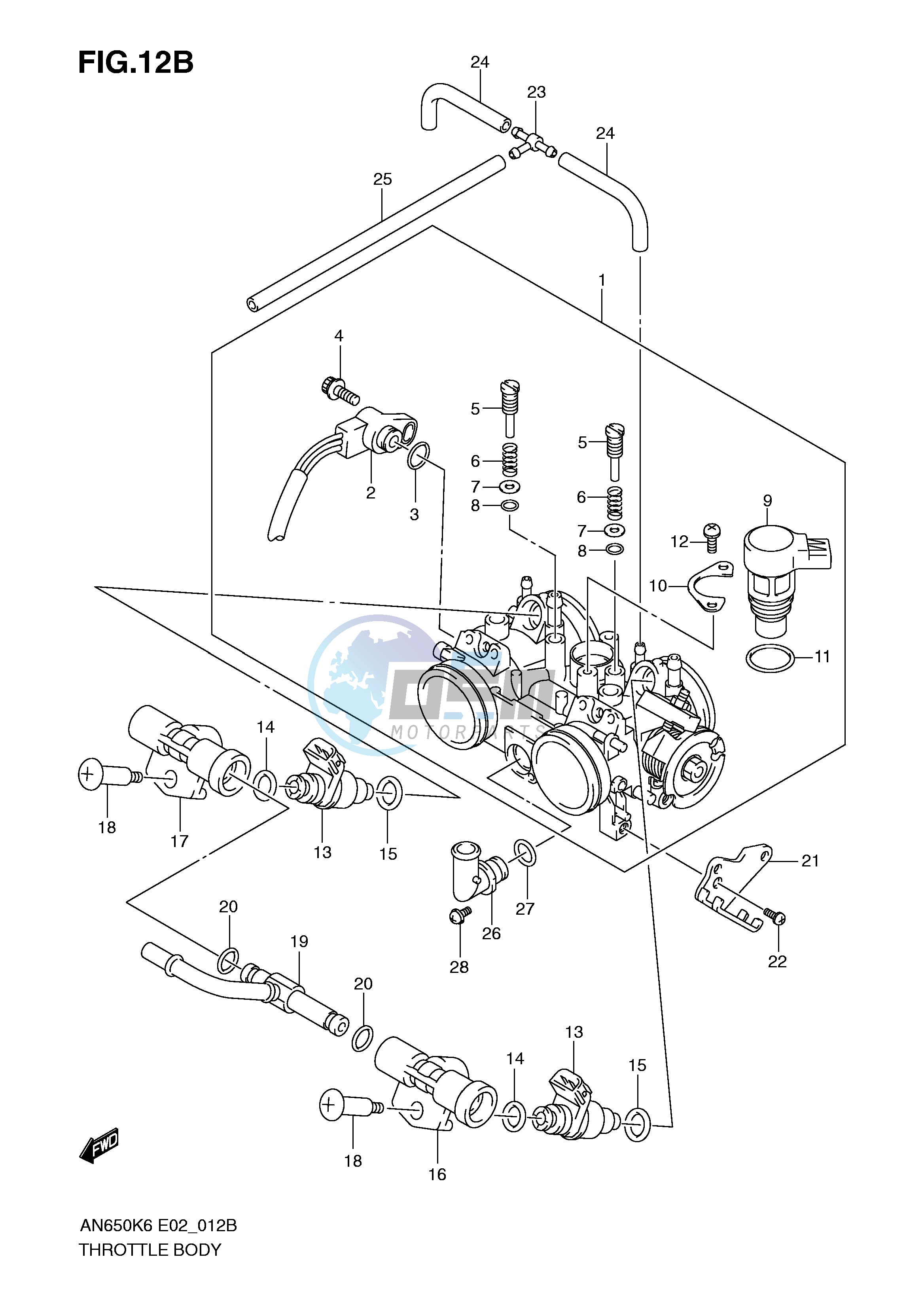 THROTTLE BODY (MODEL K8 K9 L0)