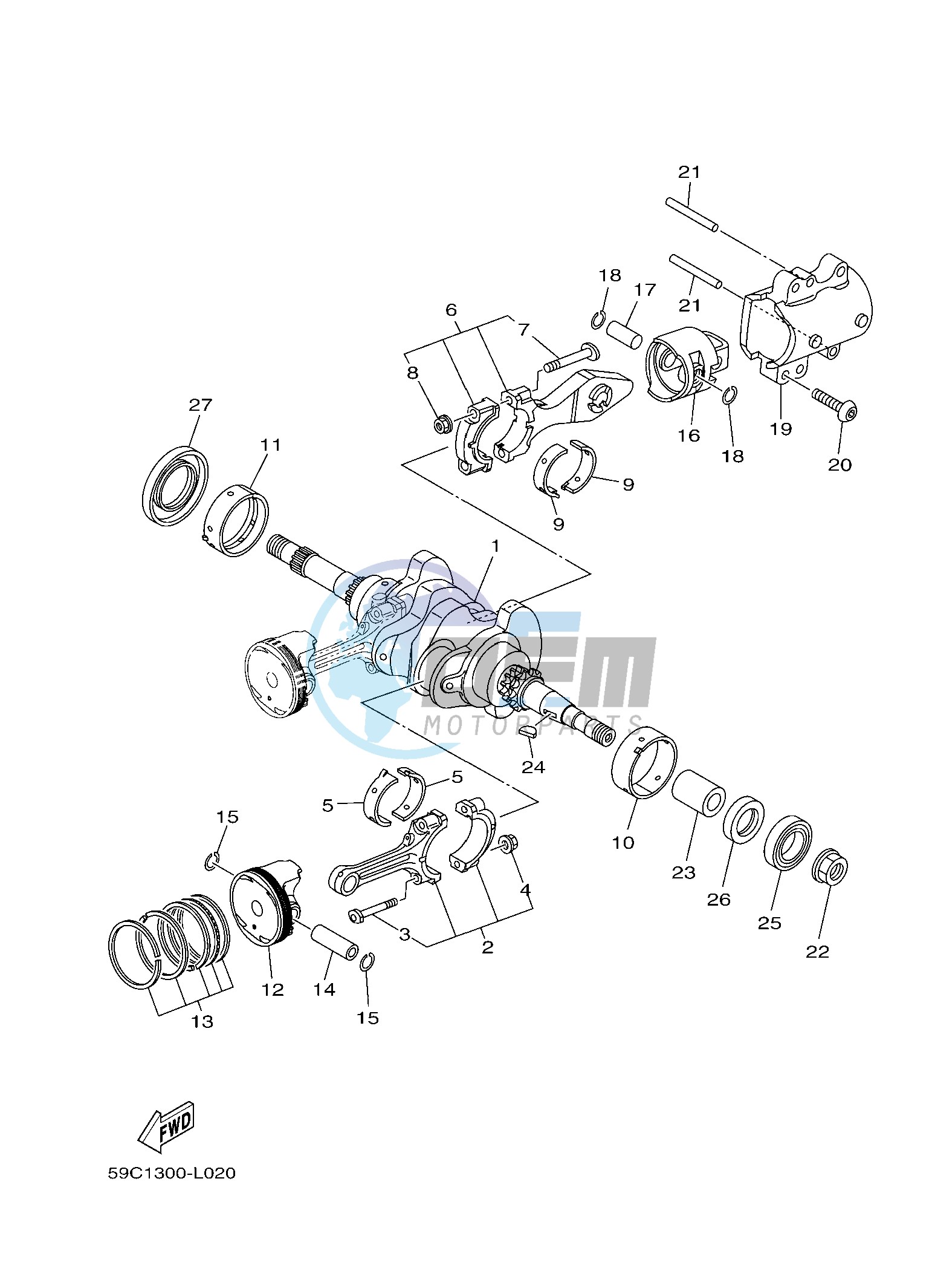 CRANKSHAFT & PISTON