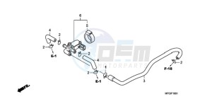 CB600F3A Europe Direct - (ED / ST) drawing AIR INJECTION CONTROL VALVE