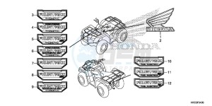 TRX420FM2E TRX420 Europe Direct - (ED) drawing MARK