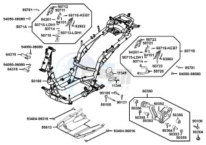 PEOPLE S 300 I drawing Frame Body