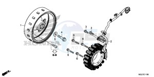 CB500XAF CB500X UK - (E) drawing GENERATOR