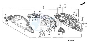 ST1300AC Pan Europoean -ST1300 CH drawing METER