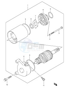 RV125 (E19) VanVan drawing STARTING MOTOR