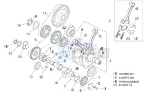 RSV 1000 Tuono drawing Crankshaft I