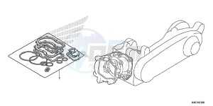 NSS125ADF Forza 125 - NSS125AD UK - (E) drawing GASKET KIT A