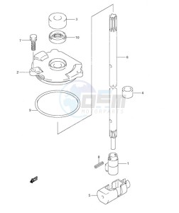 DF 115 drawing Clutch Rod C/R (2008 & Newer)