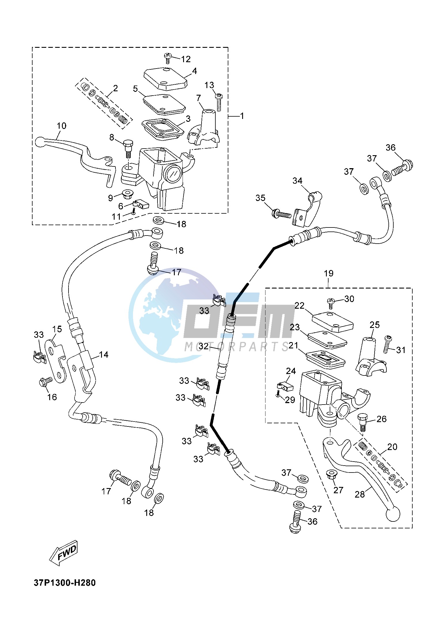 FRONT MASTER CYLINDER