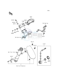 Z250SL_ABS BR250FFF XX (EU ME A(FRICA) drawing Meter(s)