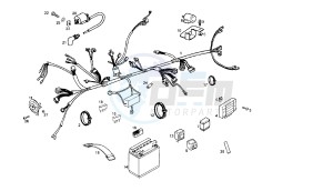 CROSS CITY - 125 CC 4T EU3 drawing WIRING HARNESS