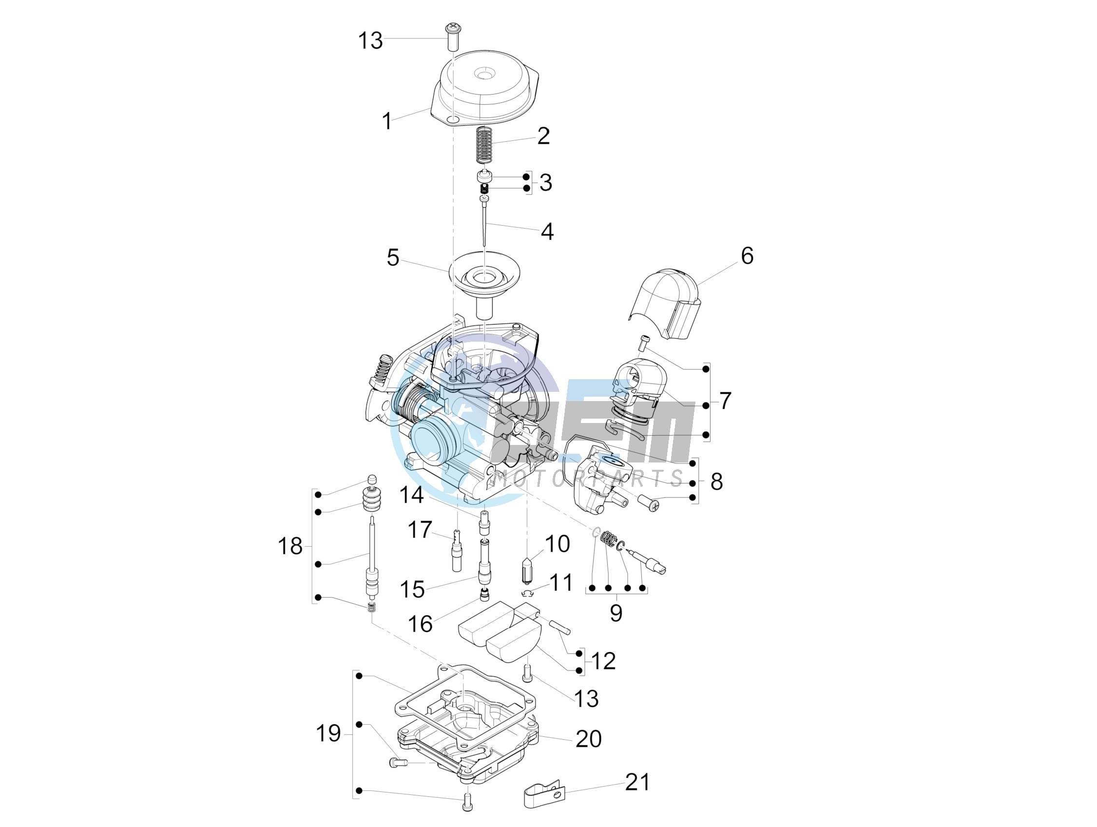 Carburetor's components