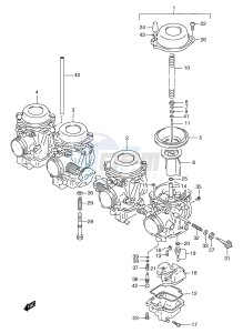 GSF1200 (E2) Bandit drawing CARBURETOR