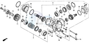 VT1100C2 drawing CROSS SHAFT