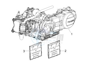 GTS 300 ie ABS Super (APAC) drawing Engine, assembly